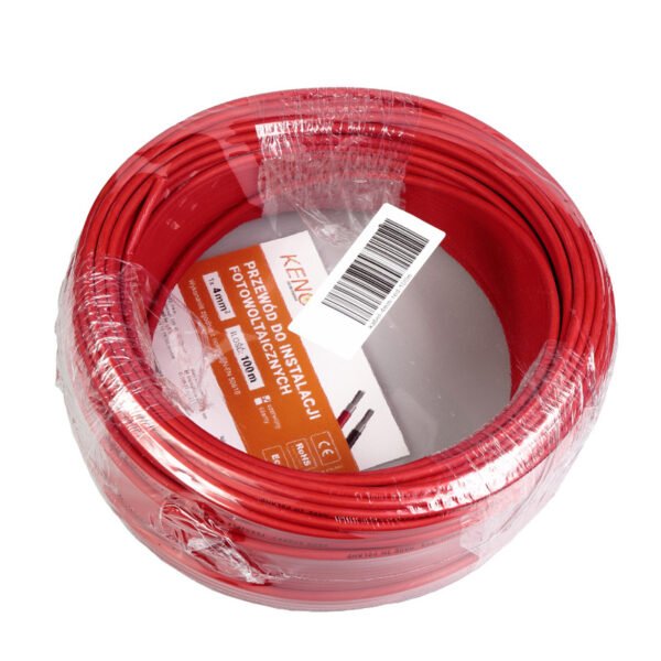 Przewod KENO 4mm czerwony 100m